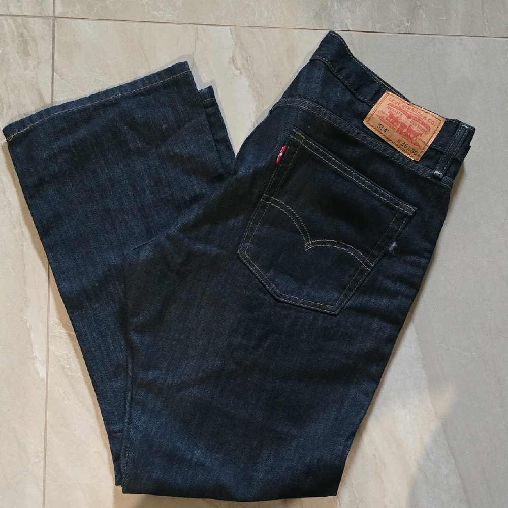 Levi's Men's Deep Indigo Straight Jeans